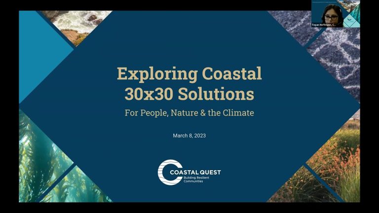 Part 1: Explore Coastal 30×30 Solutions